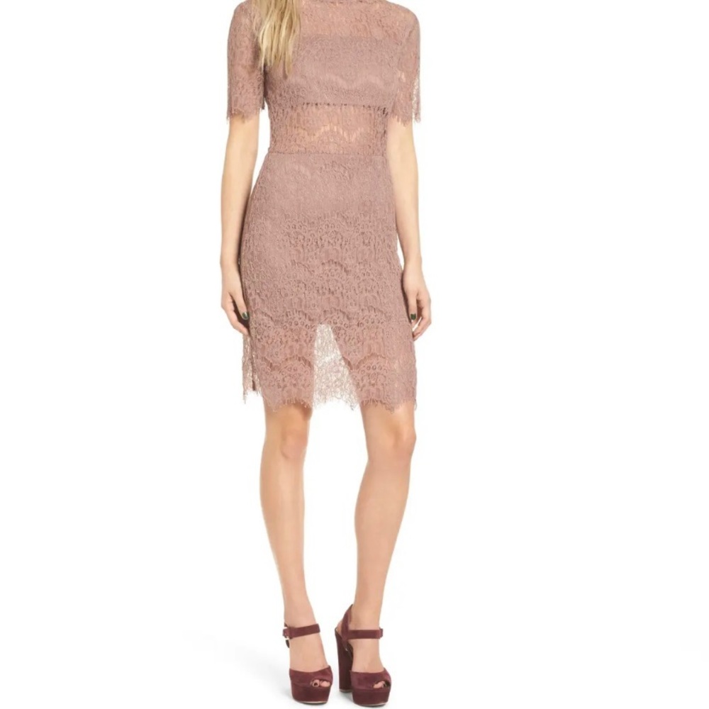 LEITH (Nordstrom) | Rose Lace Dress